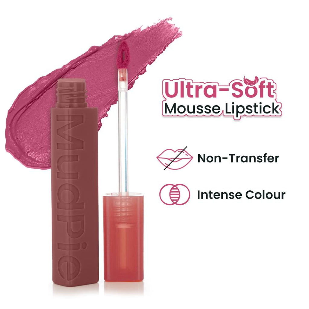 Swiss Beauty MudPie Lipstick With Velvet Matte Finish - 5 Rose Wood