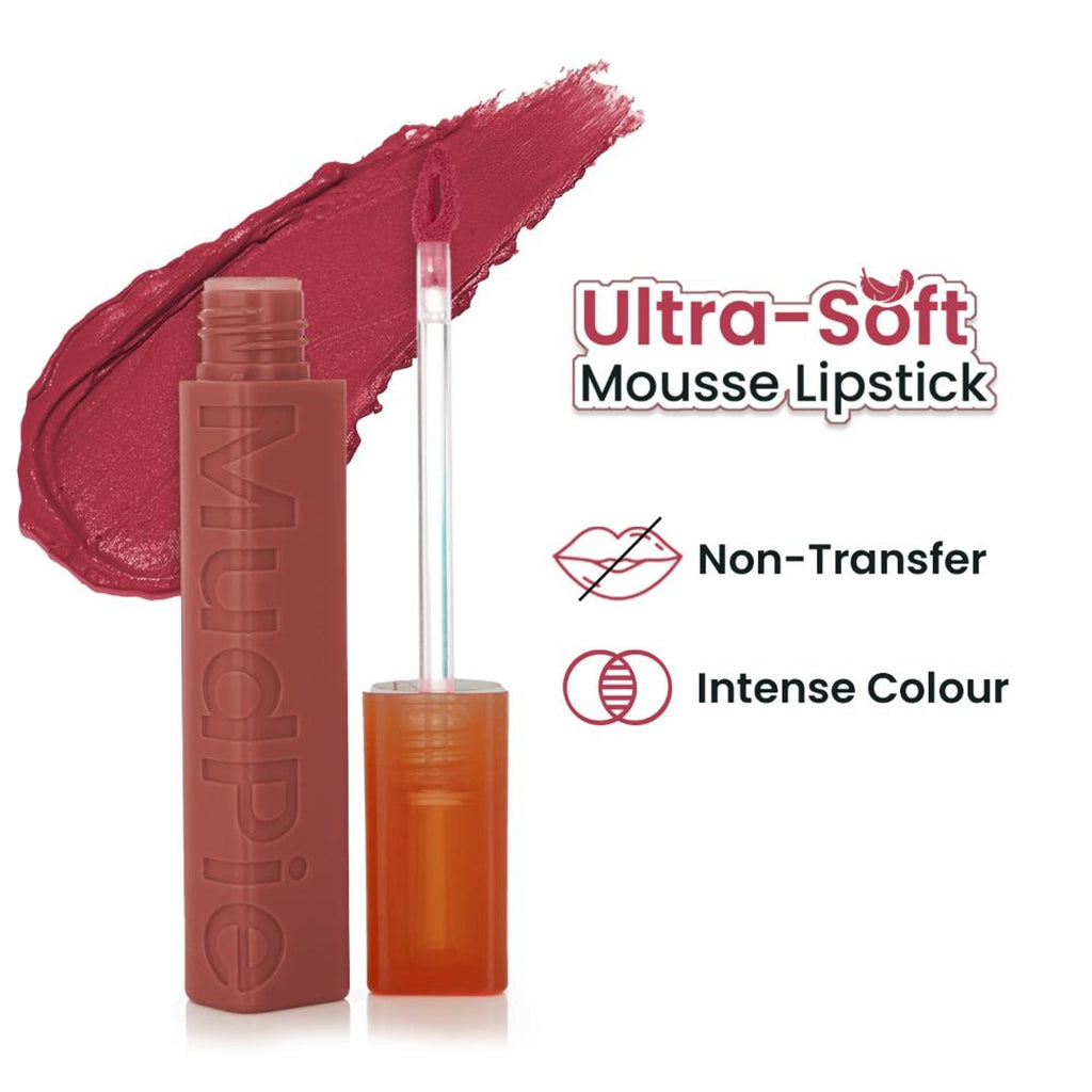 Swiss Beauty MudPie Lipstick With Velvet Matte Finish - 7 Caramel Custard