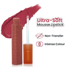 Swiss Beauty MudPie Lipstick With Velvet Matte Finish - 7 Caramel Custard