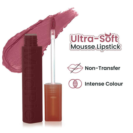 Swiss Beauty MudPie Lipstick With Velvet Matte Finish - 10 Yum Pink