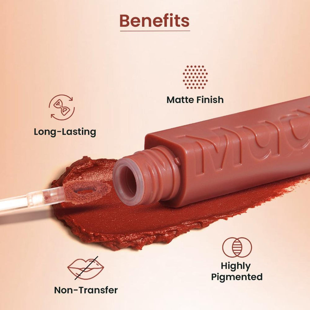 Swiss Beauty MudPie Lipstick With Velvet Matte Finish - 16 Red - Distacart