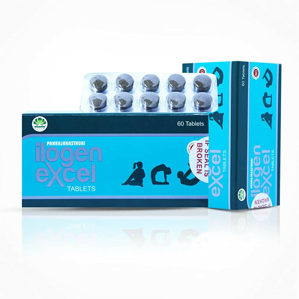 Pankajakasthuri Ilogen Excel Tablets - Distacart