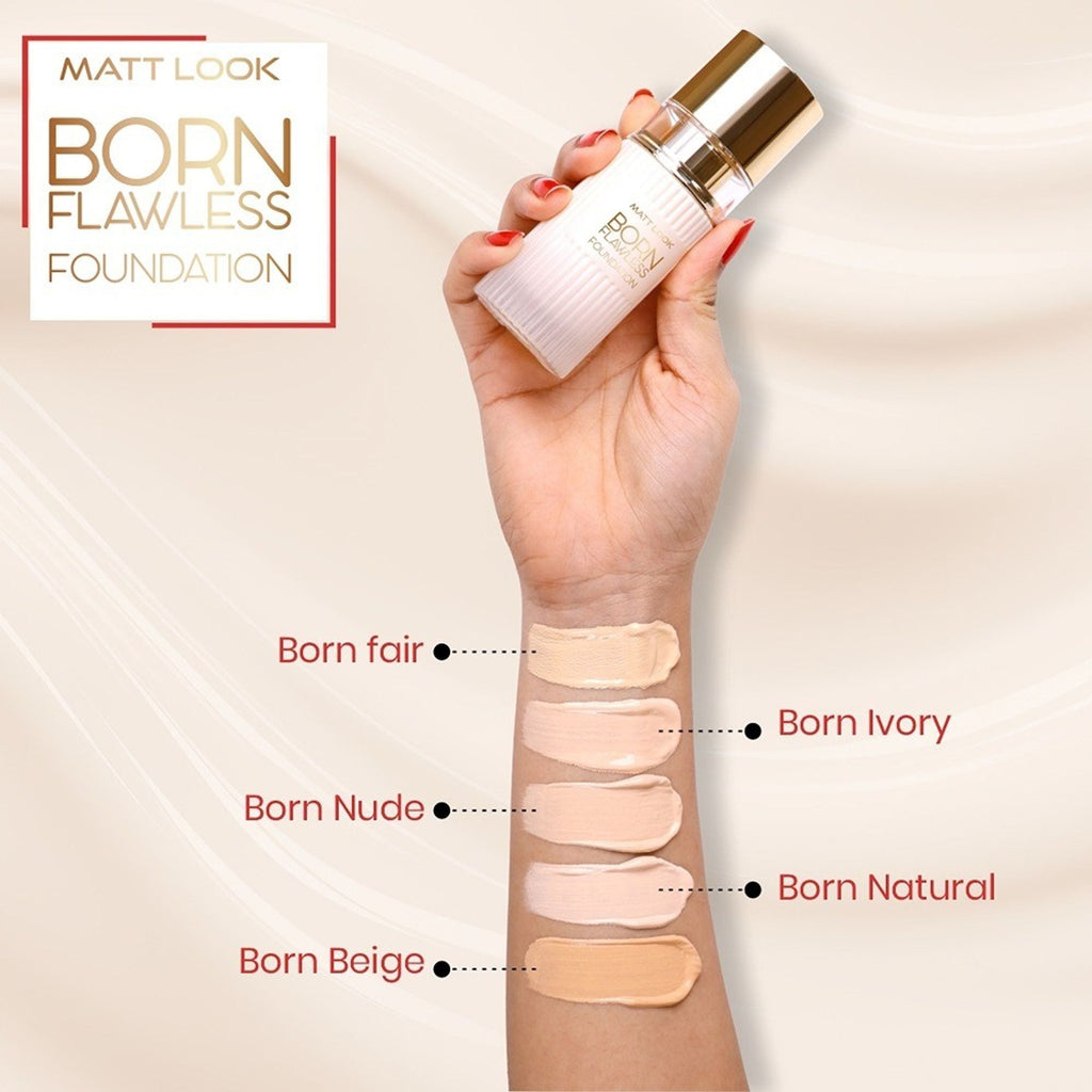 Matt Look Born Flawless Weightless Foundation - Born Ivory