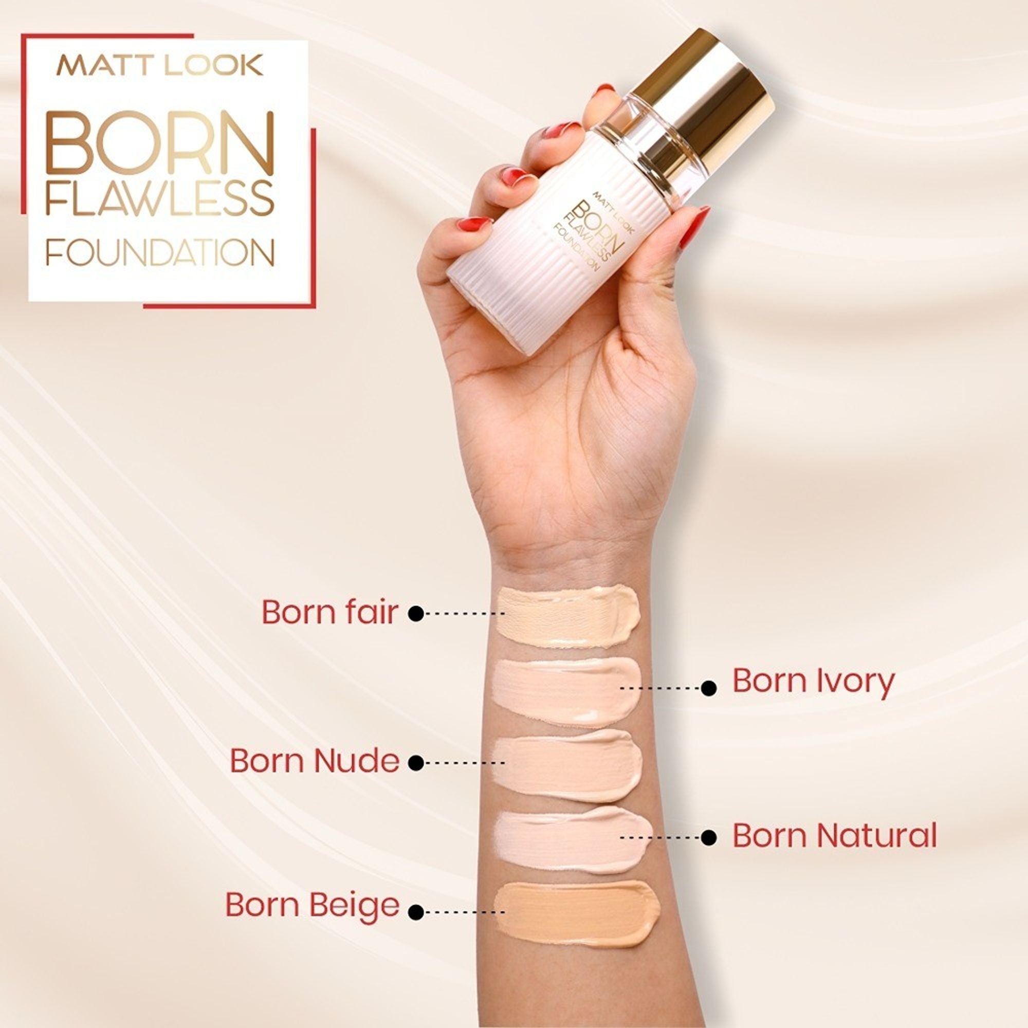 Matt Look Born Flawless Weightless Foundation - Born Beige