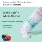 Lotus DermaBotanics Kojic Acid + Multi Berry Blemish-Free Face Wash, pH5.5, For Sensitive Skin