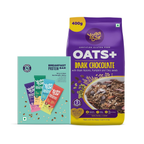 Yoga Bar Breakfast Protein Variety Box - Dark Chocolate Flavour Premium Super Oats Combo Pack - Distacart