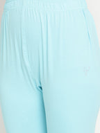 TAG 7 Pack of 2 Blue & Brown Ankle Length Leggings