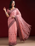 kasee Floral Embroidered Saree - Distacart