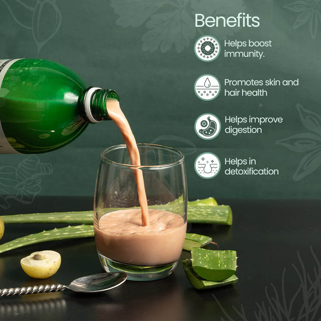 Krishna's Herbal & Ayurveda Aloe+ Amla Juice