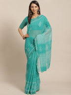 Saree Mall Ethnic Motifs Printed Banarasi Sarees - Distacart