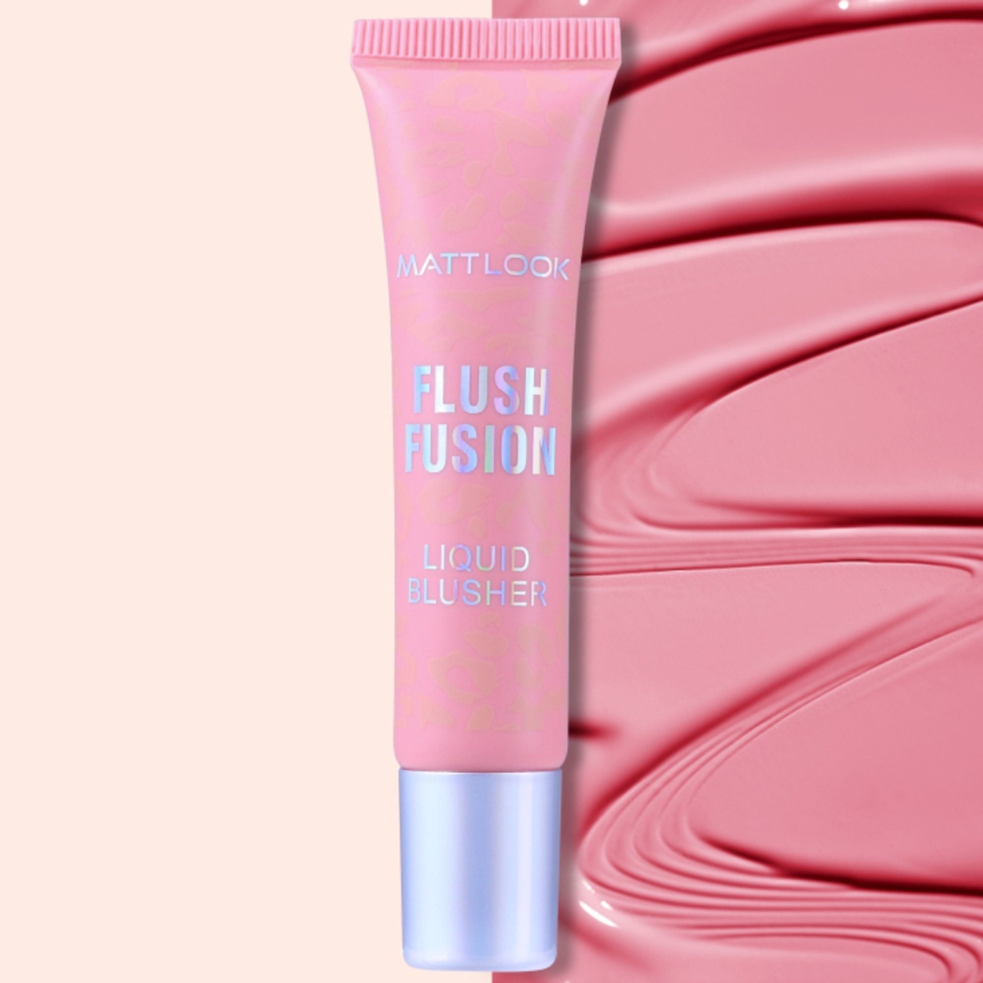 Matt Look Flush Fusion Liquid Blusher - Marshmellow Pink-01