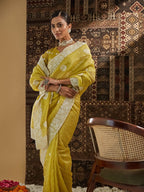kasee Floral Chikankari Silk Blend Saree - Distacart
