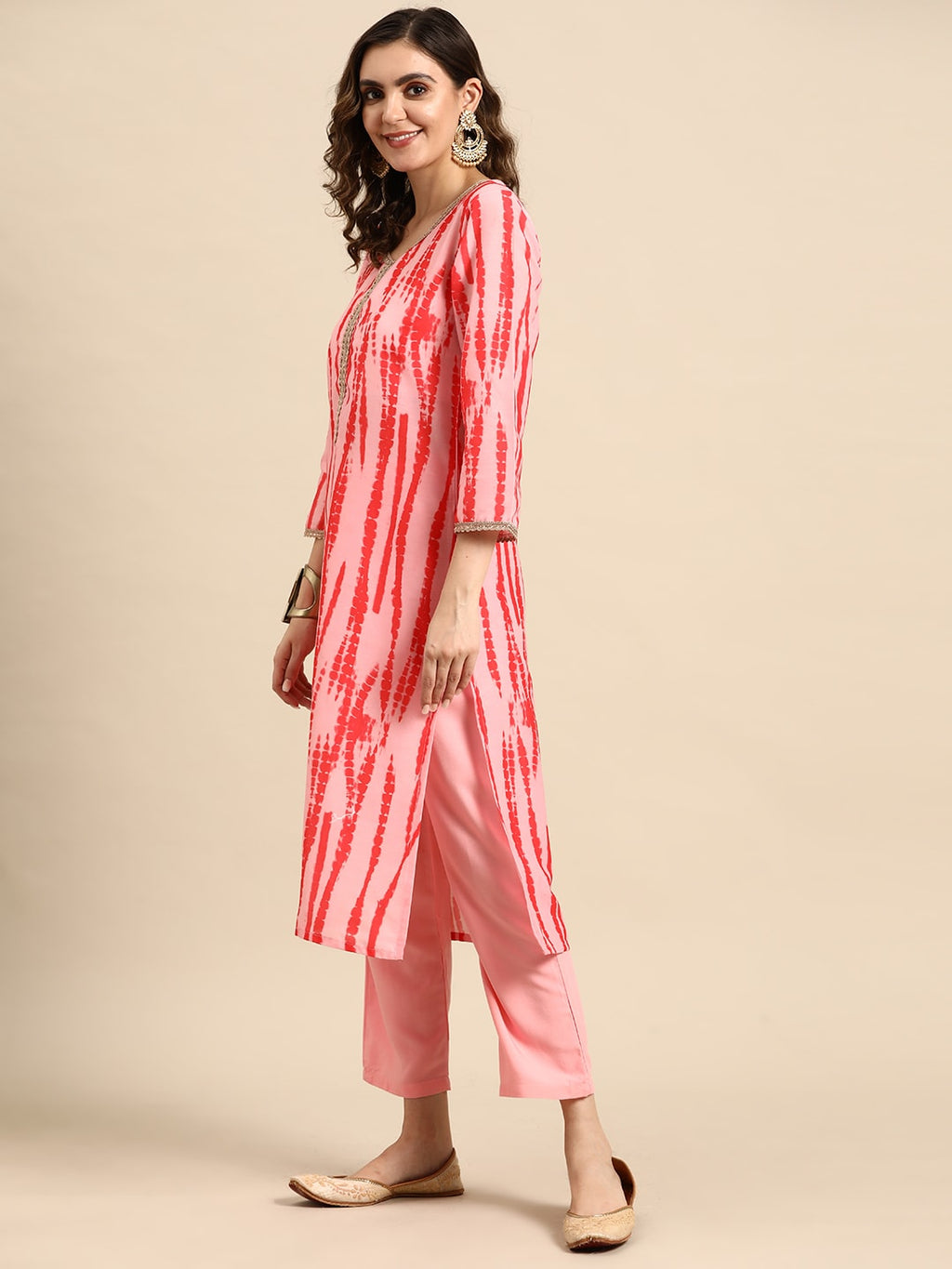 Sangria Women Printed Regular Pure Cotton Kurta with Palazzos & With Dupatta