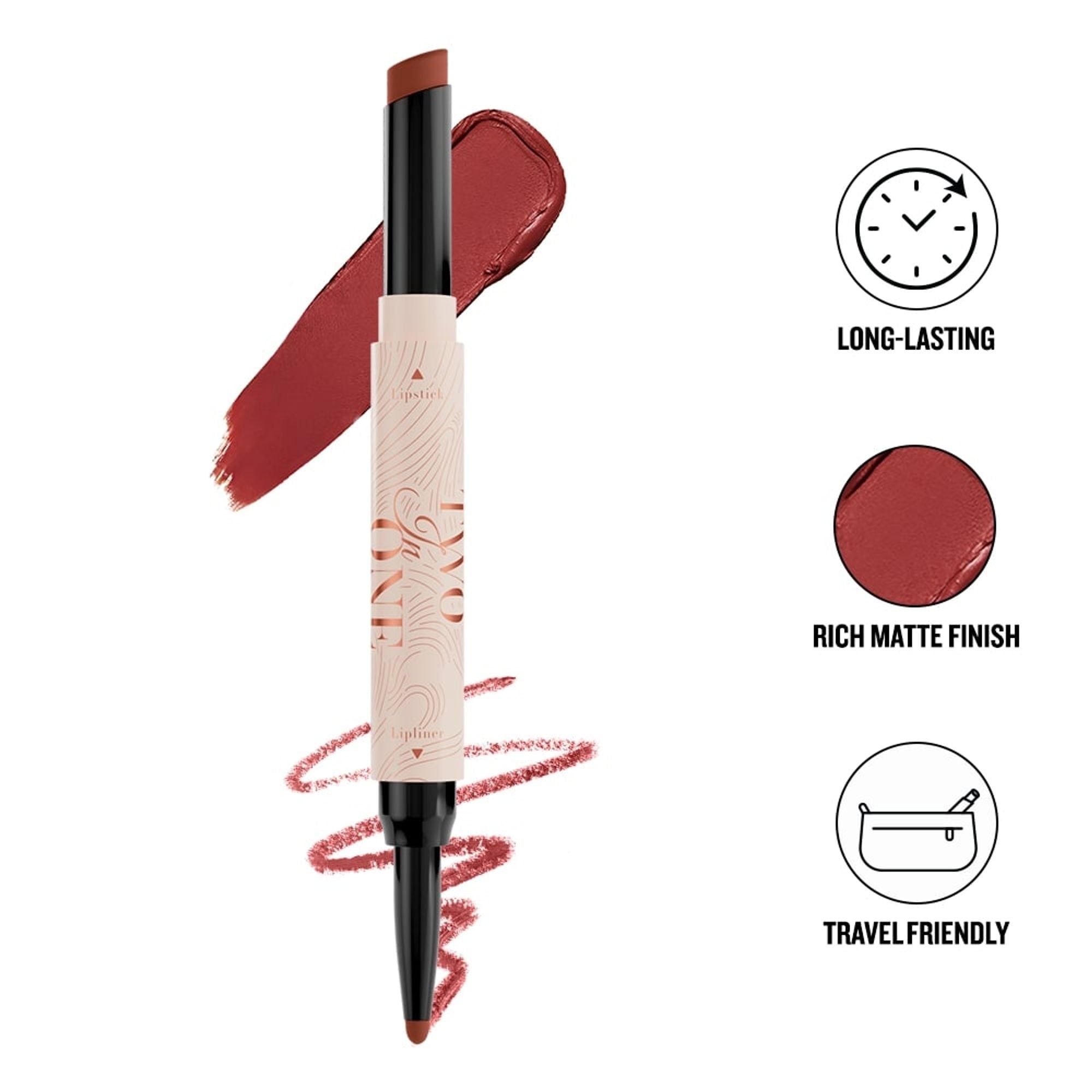 Character Two In One - Lipstick & Lipliner - Cto201