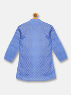 Sethukrishna Boys Blue Kurta with Pyjamas