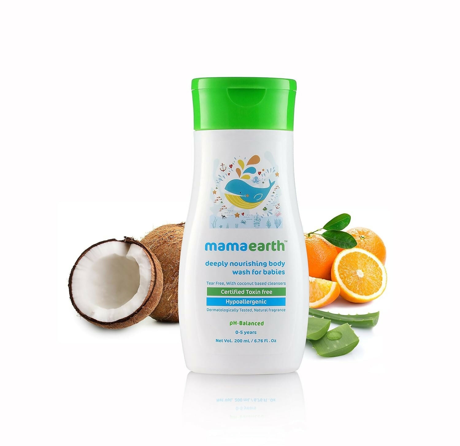 Mamaearth Natural Berry Blast Kids Toothpaste & Deeply Nourishing Wash for Babies