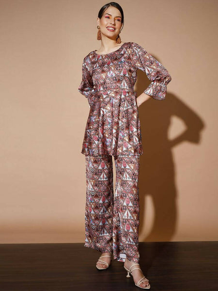 Myshka Women Multi Printed Co-Ords