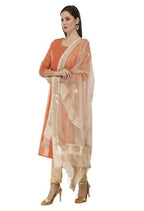 Mominos Fashion Moeza Orgenza Gotta Patti Light Golden Dupatta
