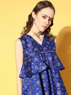 Ahalyaa Poly Silk Swirling Volume Kurta Set - Distacart