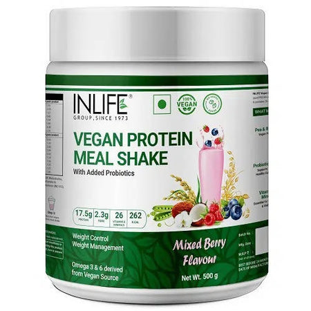 Inlife Vegan Protein Meal Mixed Berry Flavour