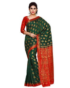 Mimosa Women's Green Kanchipuram Art Silk Saree - Distacart