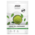 Nykaa Naturals Korean Sheet Mask Green Tea & Niacinamide For Oil Control and Clear Skin - Distacart
