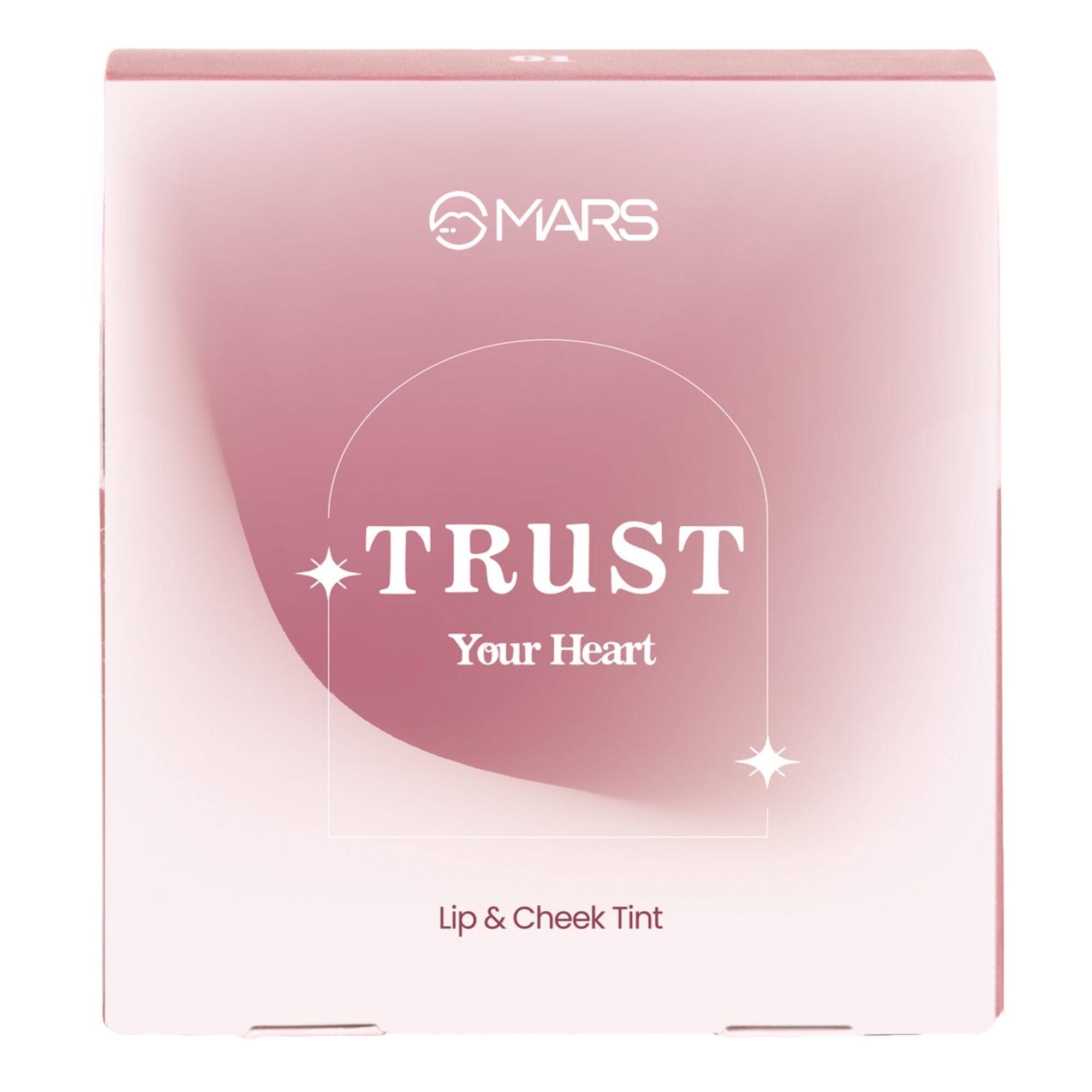 MARS Cosmetics Lip & Cheek Tint for Bold Pop Color - 01-Dusty Rose - Distacart