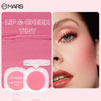 MARS Cosmetics Lip & Cheek Tint for Bold Pop Color - 04-Ruby Red - Distacart