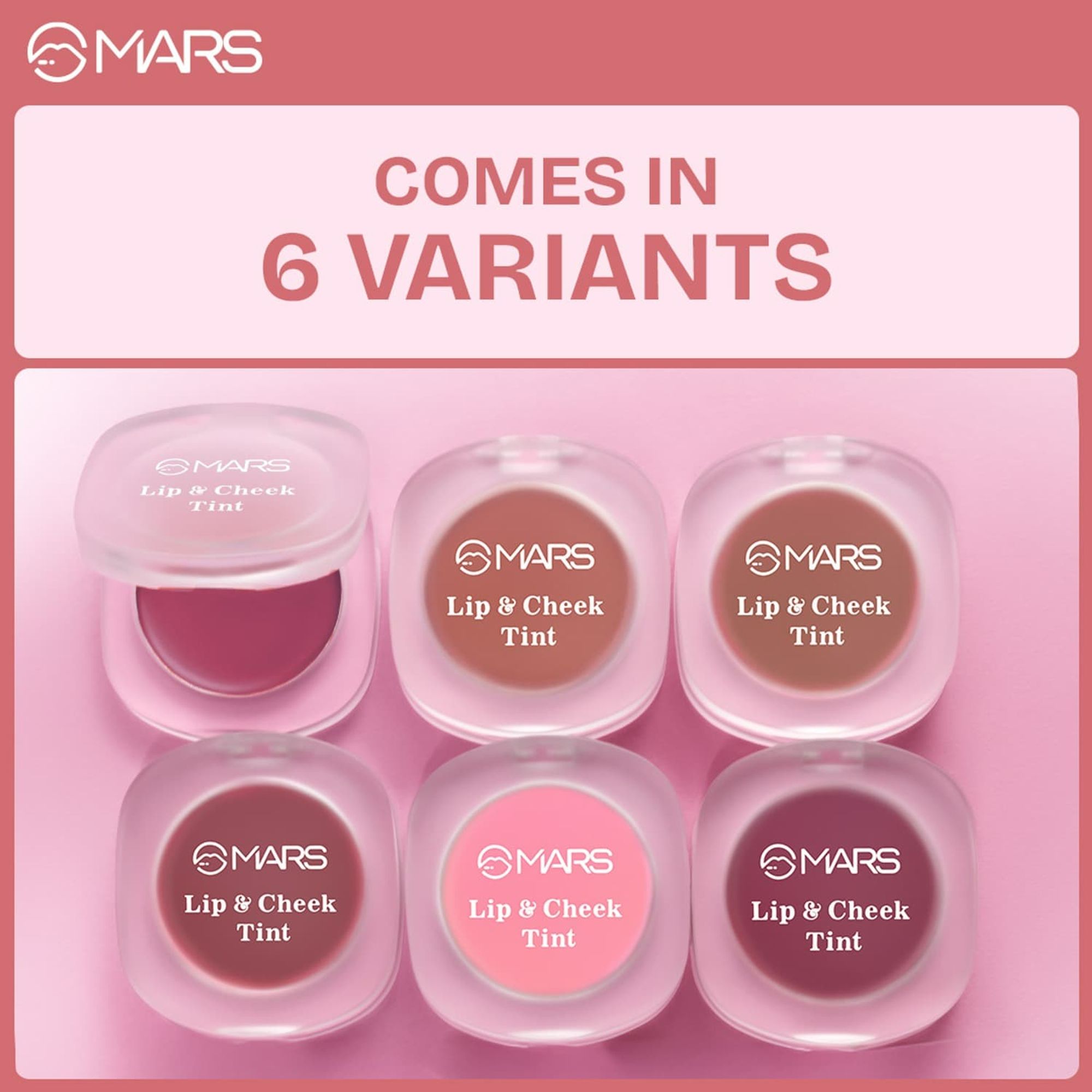 MARS Cosmetics Lip & Cheek Tint for Bold Pop Color - 04-Ruby Red - Distacart