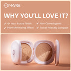 MARS Cosmetics Zero Oil Compact Powder - 05-Honey - Distacart