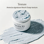 Arencia Fresh Blue Hyssop Rice Mochi Cleanser - Gentle Exfoliating Pore Care Korean Double Cleanser