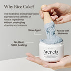 Arencia Fresh Blue Hyssop Rice Mochi Cleanser - Gentle Exfoliating Pore Care Korean Double Cleanser