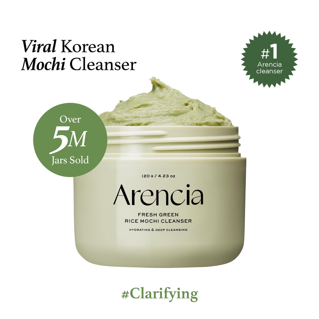 Arencia Fresh Green Rice Mochi Cleanser - Korean Cleanser