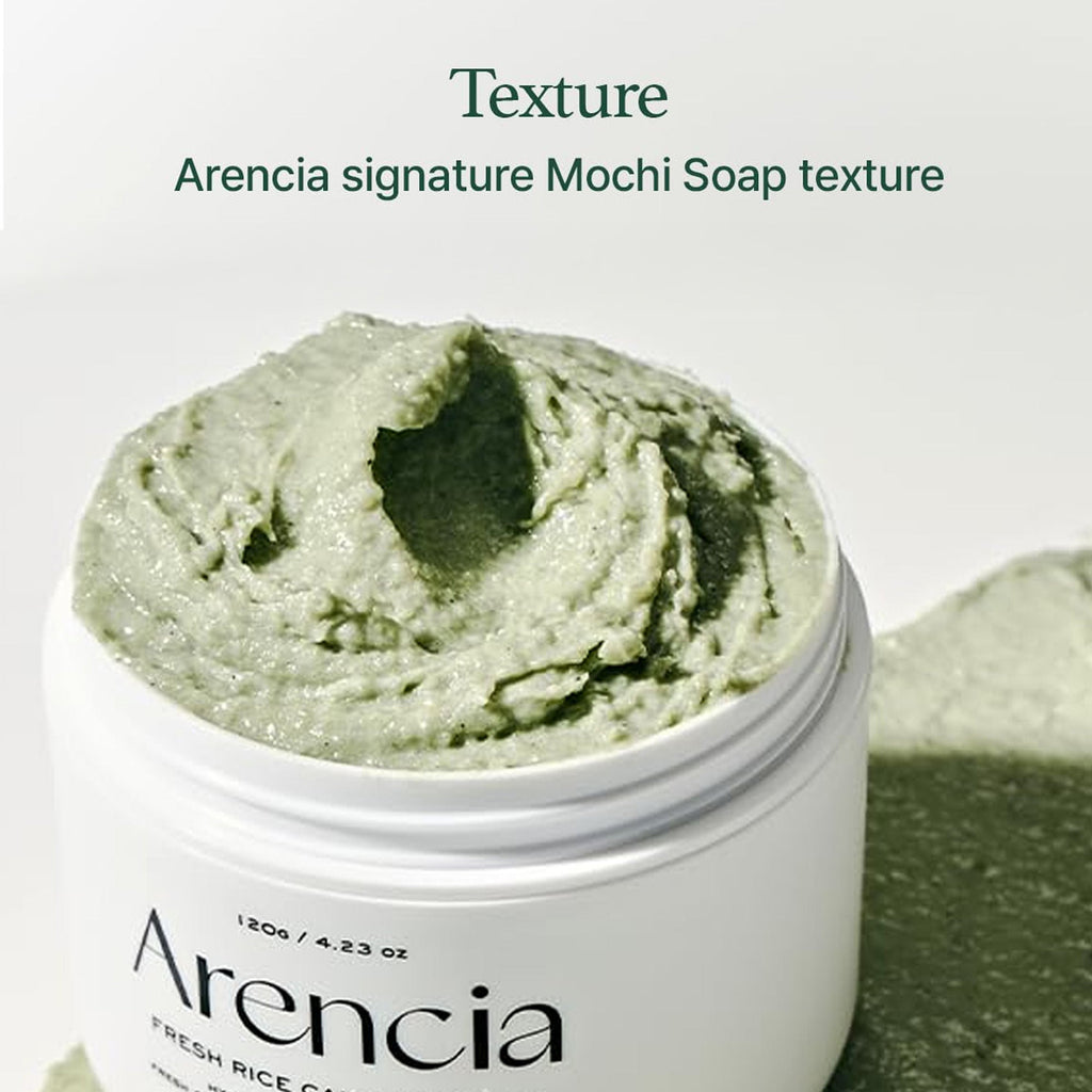 Arencia Fresh Green Rice Mochi Cleanser - Korean Cleanser