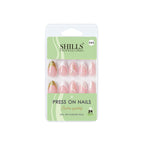 shills professional reusable press on nails almond spn689