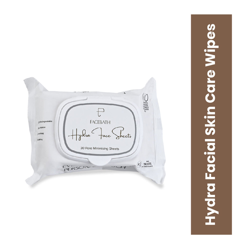 Personal Touch Skincare Hydra Facial Skin Care Serum Wipes For Pore Minimising With 72 hours Hydration