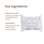 Personal Touch Skincare Hydra Facial Skin Care Serum Wipes For Pore Minimising With 72 hours Hydration