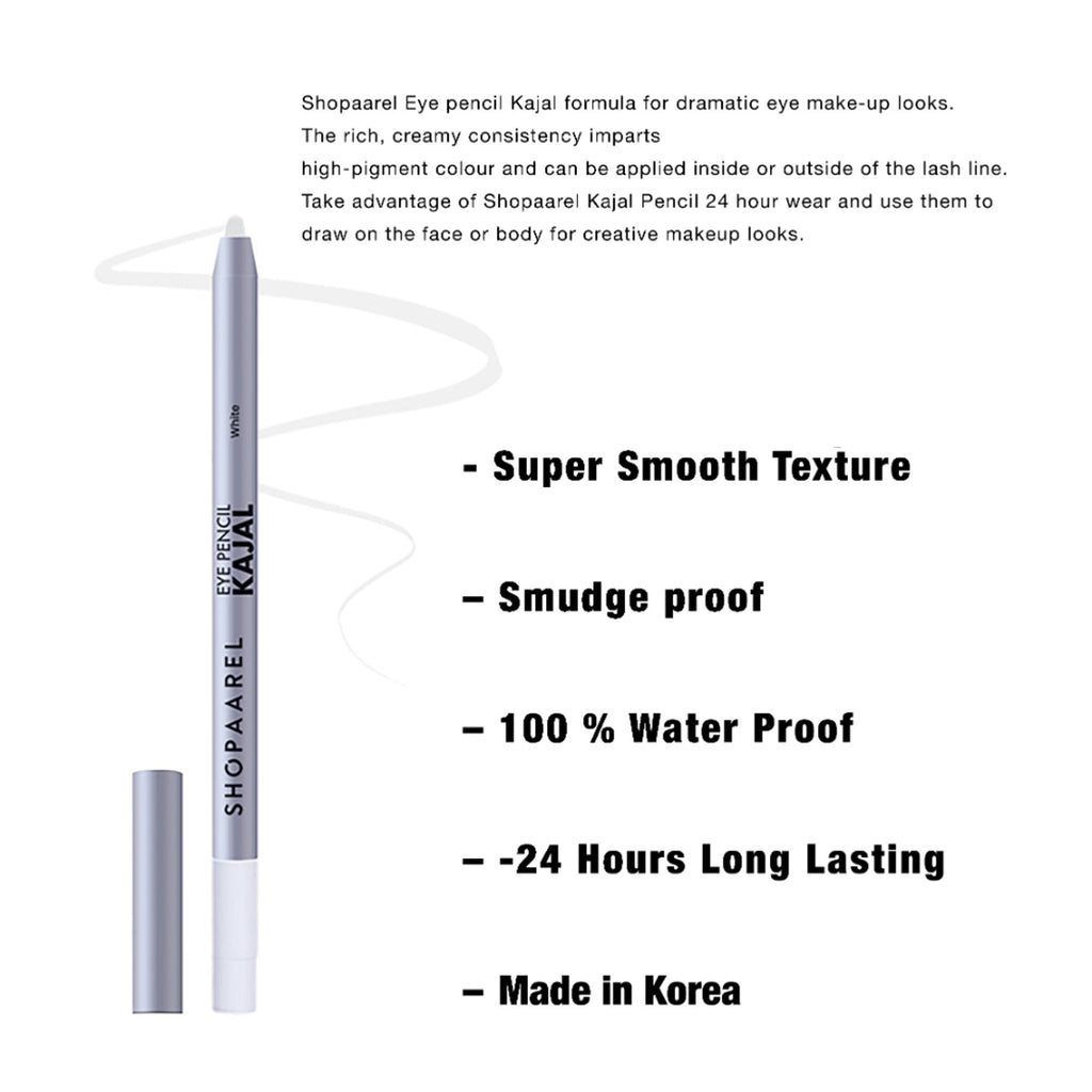 Shopaarel Eye Kajal Pencil - White