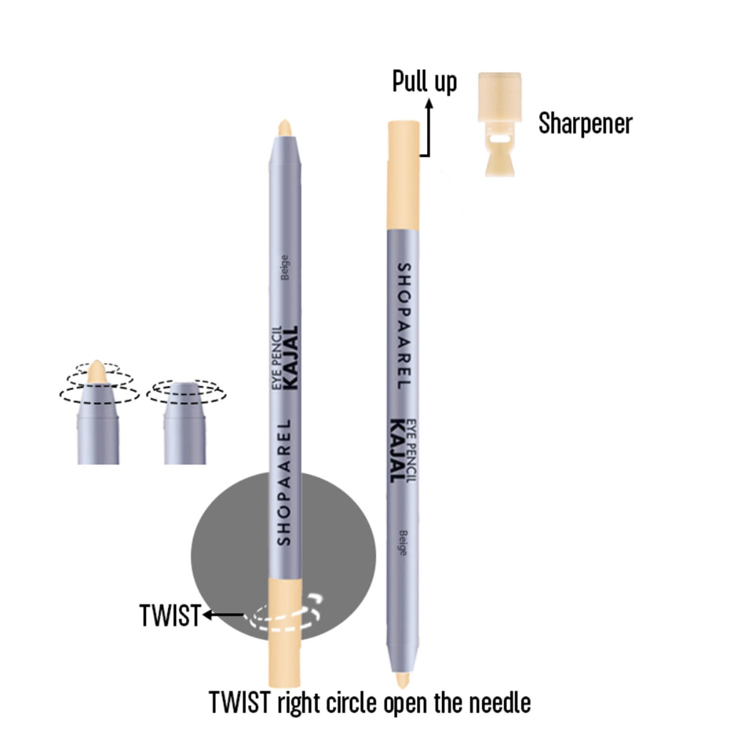 Shopaarel Eye Kajal Pencil - Beige