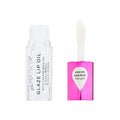 Makeup Revolution Glaze Lip Oil Intense Nourishment With Hyaluronic Acid Vitamin E - Lust Clear
