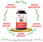 Bliss Welness Cardiovascular Health Flaxseed Oil High Potency Omega-3 Softgel Capsule