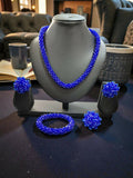 Inhanns Rangshine 4-In-1 Crystal Glam Set - Handmade - Royal Blue