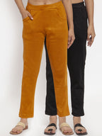 TAG 7 Women Pack of 2 Solid Leggings