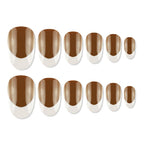 shills professional reusable press on nails french oval spn710