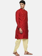 Sethukrishna Men Yellow Solid Dhoti Pant - Distacart