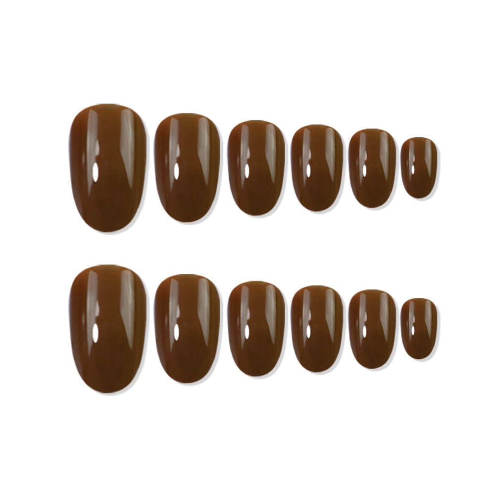 shills professional reusable press on nails oval spn501