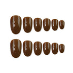shills professional reusable press on nails oval spn501