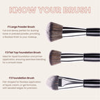 Matt Look Brush Chemistry Master Pro Artistry - Set of 12