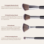 Matt Look Brush Chemistry Master Pro Artistry - Set of 12