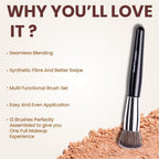 Matt Look Brush Chemistry Master Pro Artistry - Set of 12